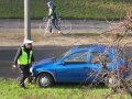 Niebezpieczny wypadek na olsztyńskim rondzie